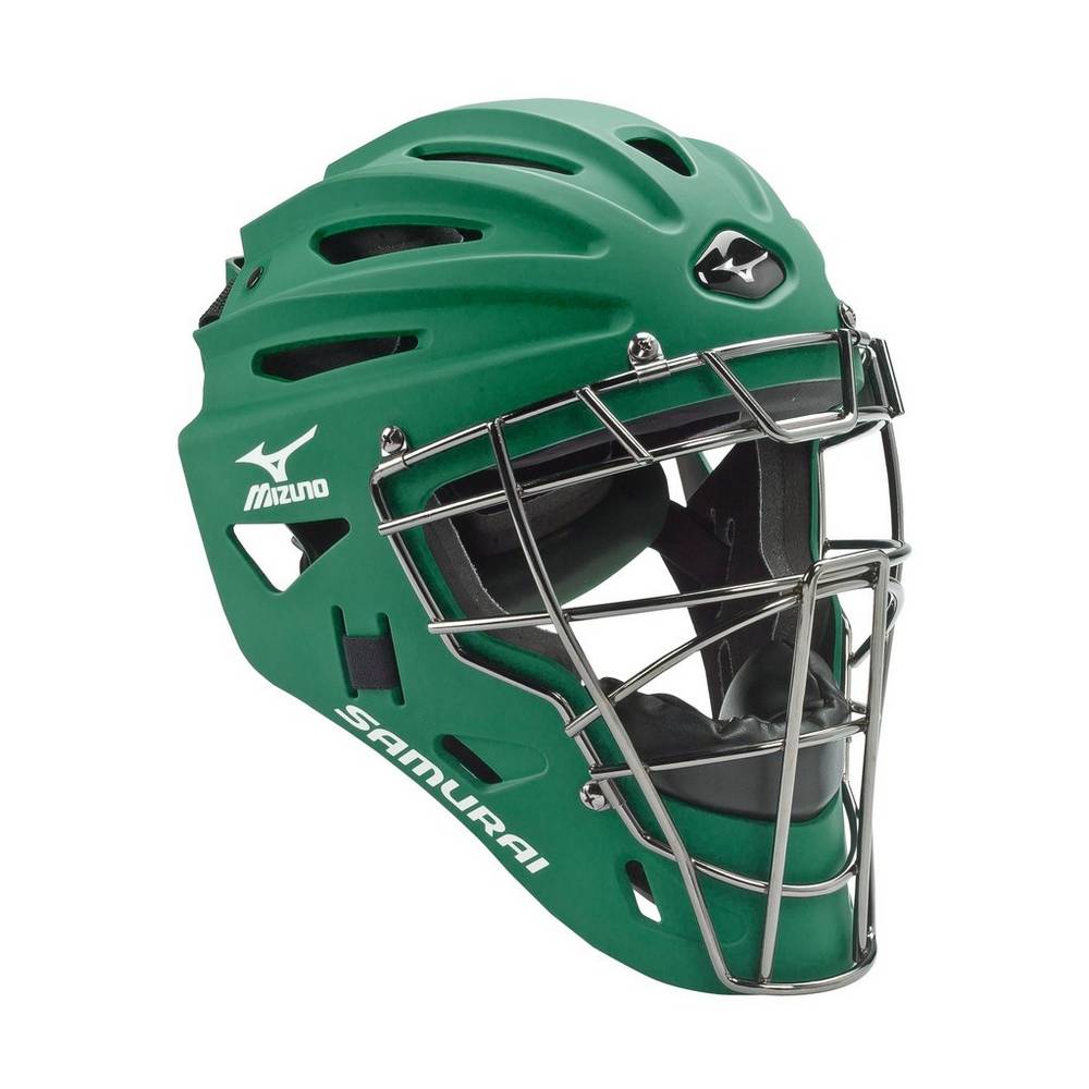 Capacete Mizuno Baseball Samurai G4 - Homem - Verdes - DPMEF5689